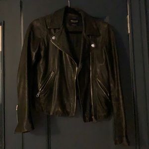 Madewell washed leather jacket. Good condition